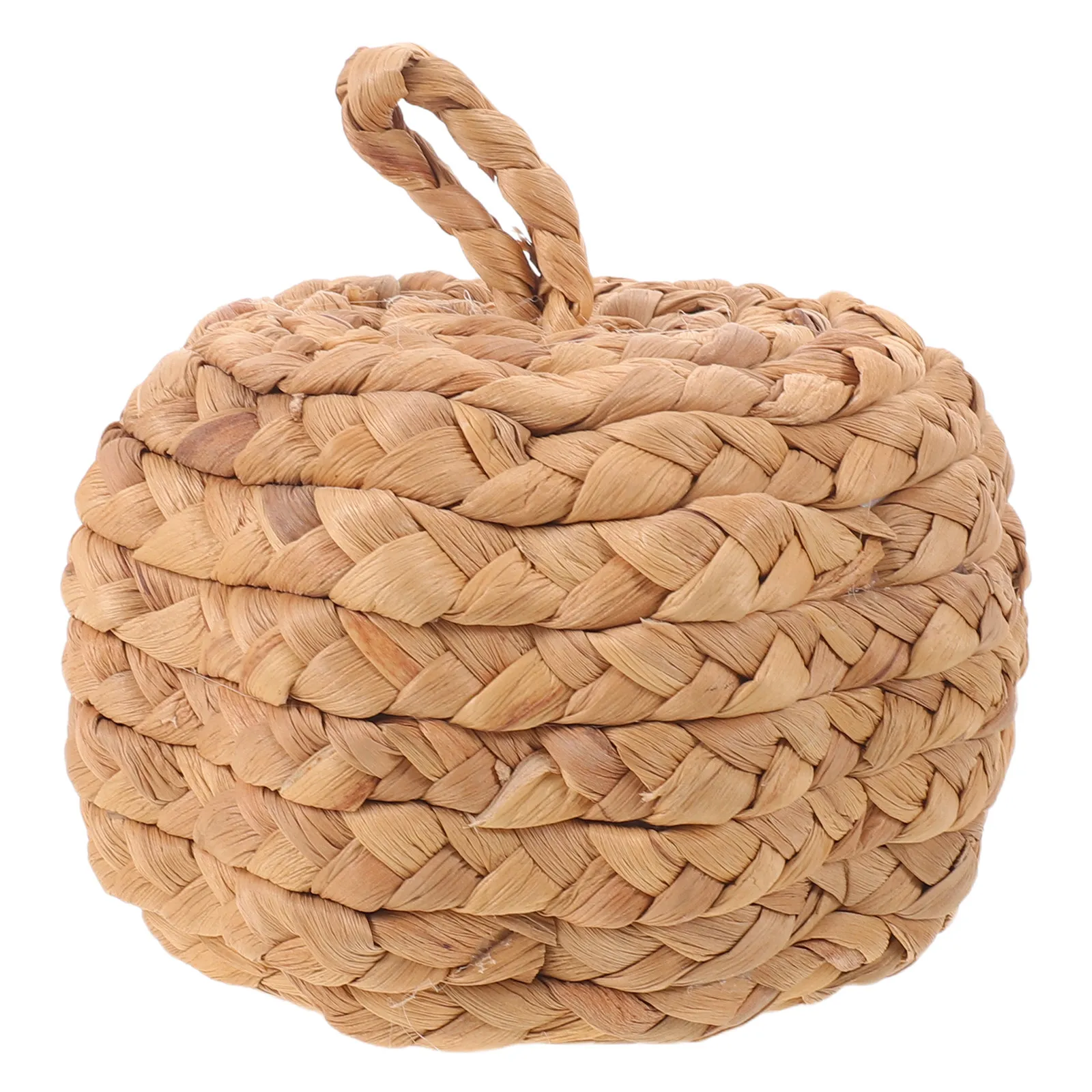 Handmade Rattan Pumpkin Fall Decor 5.3 Inch Autumn Thanksgiving Table Centerpiece Woven Wicker Pumpkin Indoor Rustic Harvest