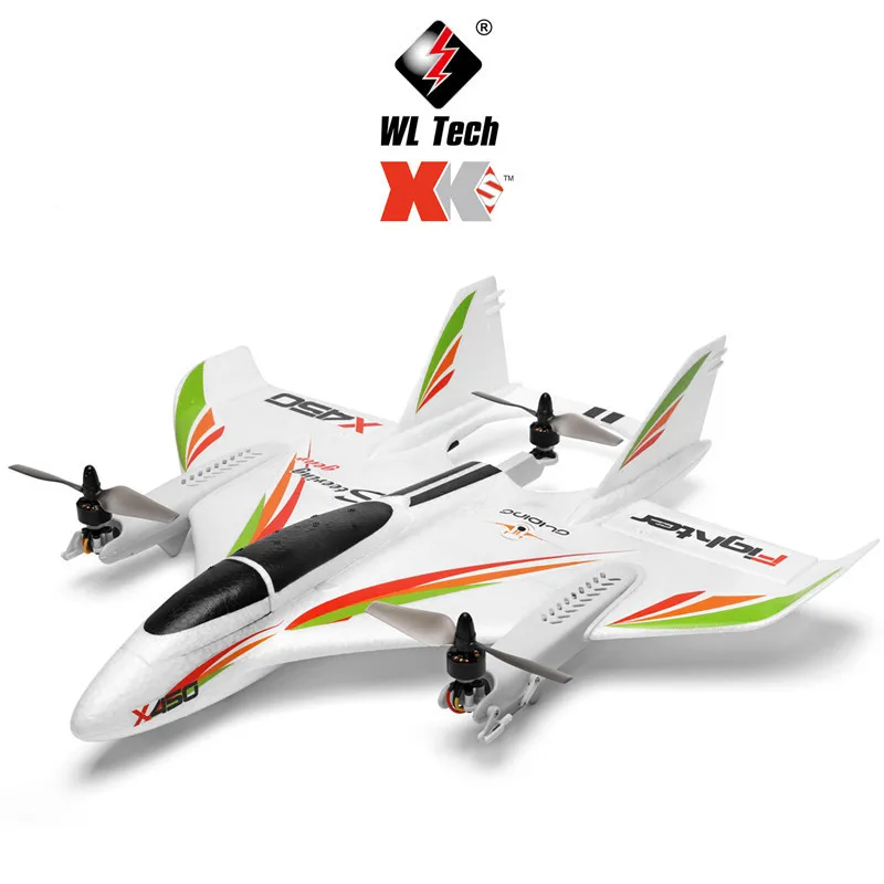 RC Plane Fixed Wing Vertical Takeoff and Landing Stunt Plane  Brushless Motor Remote-controlled Glider Model Children Drone Toys