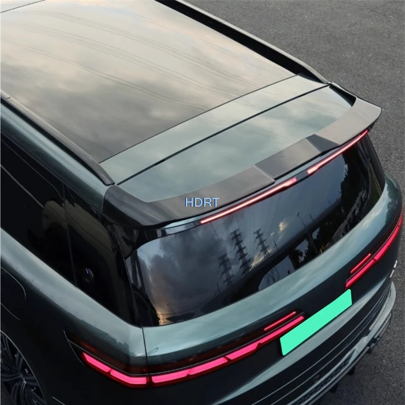 ل BYD Denza N9 2025 + تصفيف السيارة الخلفي الجذع سقف سبويلر لوحة ثابتة الرياح الذيل غطاء الجناح حامي اكسسوارات الديكور