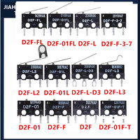 1PCS 2PCS 5PCS 10PCS  Original stroke microswitch D2F-L L2 L3 01L L-D3 01F-T FL 01FL L  D2F-F-3-7 D2F-5 5L D2F-F D2F-01F-T