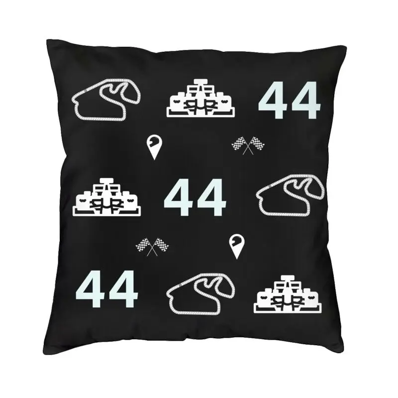 Luxury Car Race Hamiltons 44 Cushion Cover for Sofa Velvet Throw Pillow Case Home Decorative Pillowcase