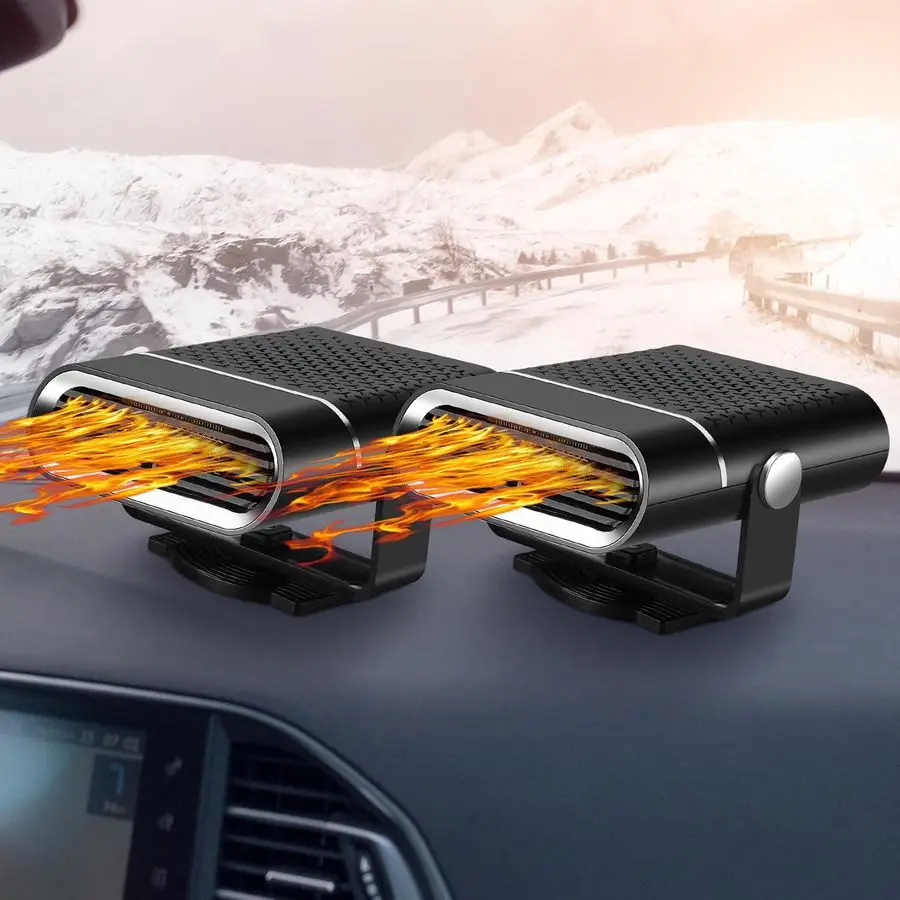 

Портативный автомобильный обогреватель 2 в 1, быстрый нагрев или охлаждение, автоматический обогреватель, вентилятор 12 В, 150 Вт, обогреватель лобового стекла, подключает в сигаретную лампу