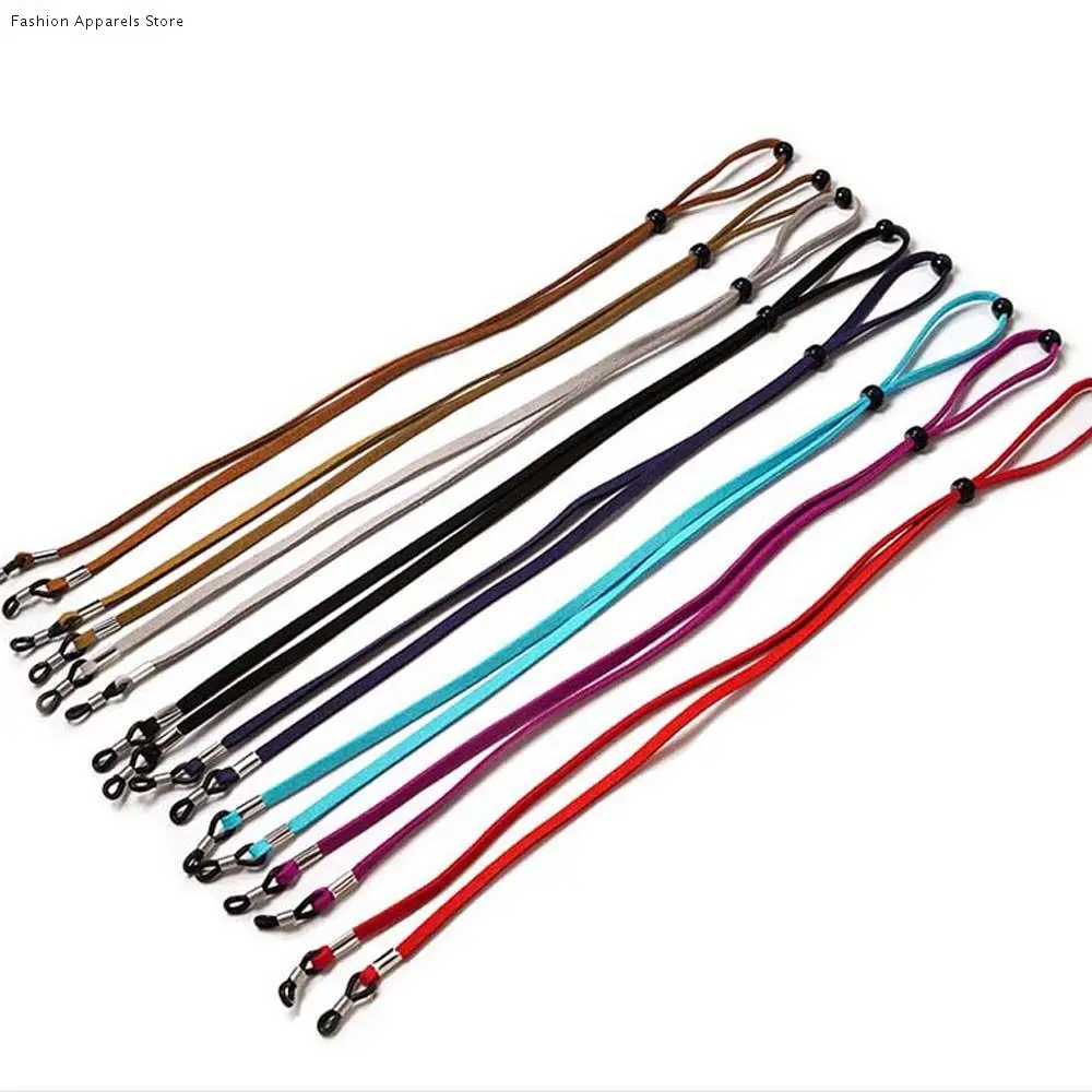 

Holder Gold Color PU Leather Reading Glasses Retainer Glasses Lanyard Sunglasses Chains Glasses Chains Leather Glasses Strap