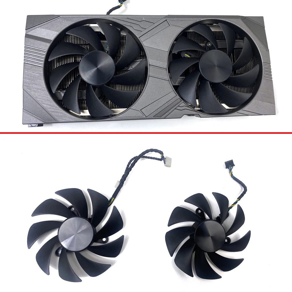 

Cooling Fan 85mm 4pin PLA09215B12H 12V 0.55A RTX3060 TI GPU FAN For Lenovo DELL GeForce RTX3060 TI video card fans