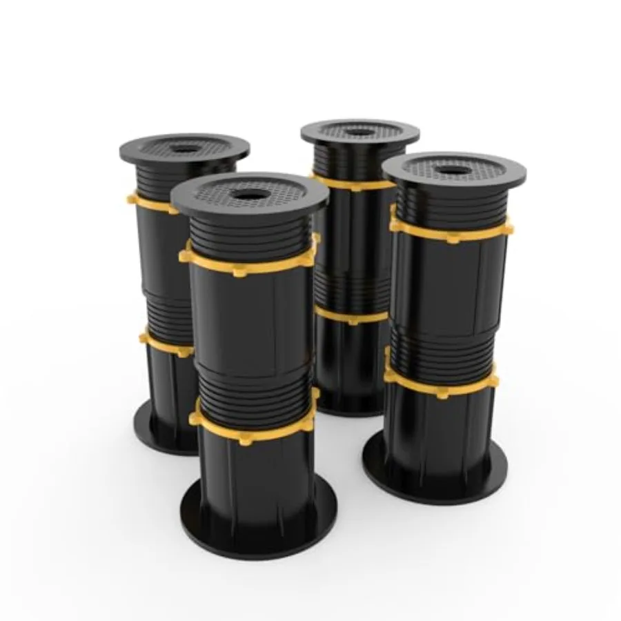 

Upgraded 4-Pack Bed Support Legs, Adjustable Height Bed Frame Support Legs, Bed Legs Replacement for Bed Frame