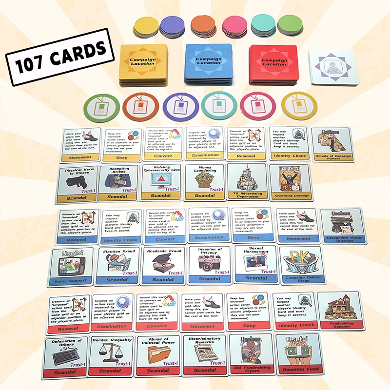 Spy Board Game for Parties – Strategic and Bluffing Fun for 4-6 Players, Perfect for Teens and Adults, Ideal for Holiday Gatheri