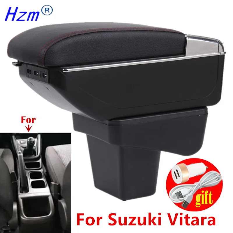 

For Suzuki Vitara Car Armrest box Central Storage box Interior Dedicated Retrofit Car Accessories