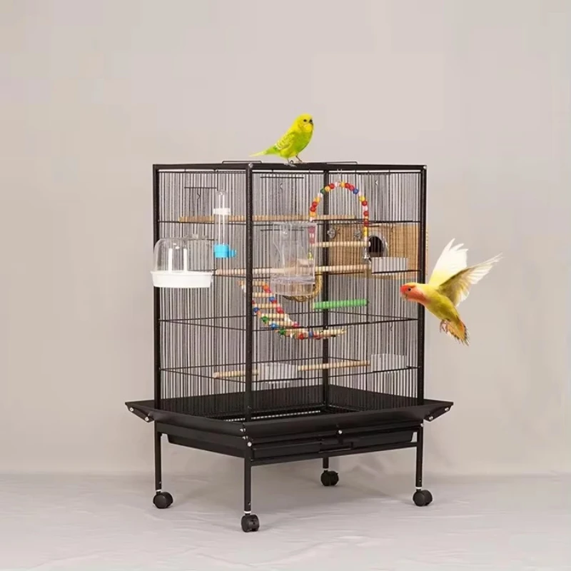 Pet bird cage removable removable durable large capacity parrot cage