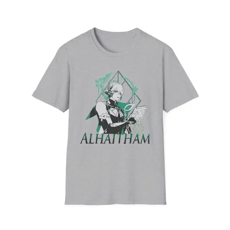 Alhaitham Aesthetic Genshin Impact Graphic Tee Shirt Aesthetic Unisex Softstyle T-Shirt