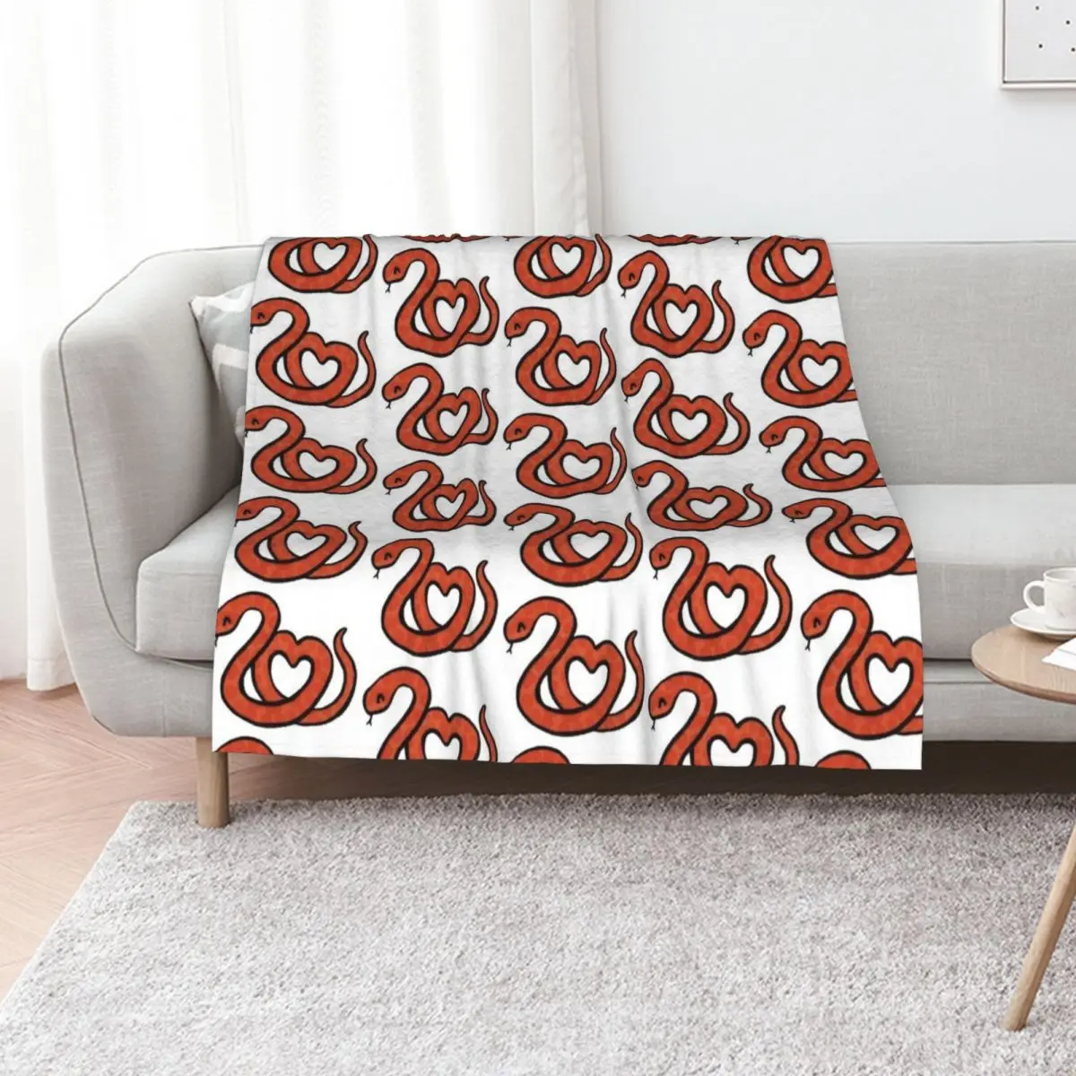 Snake Love Throw Blanket Softest sofa bed Weighted Shaggy Sofa Throw Beautifuls Blankets