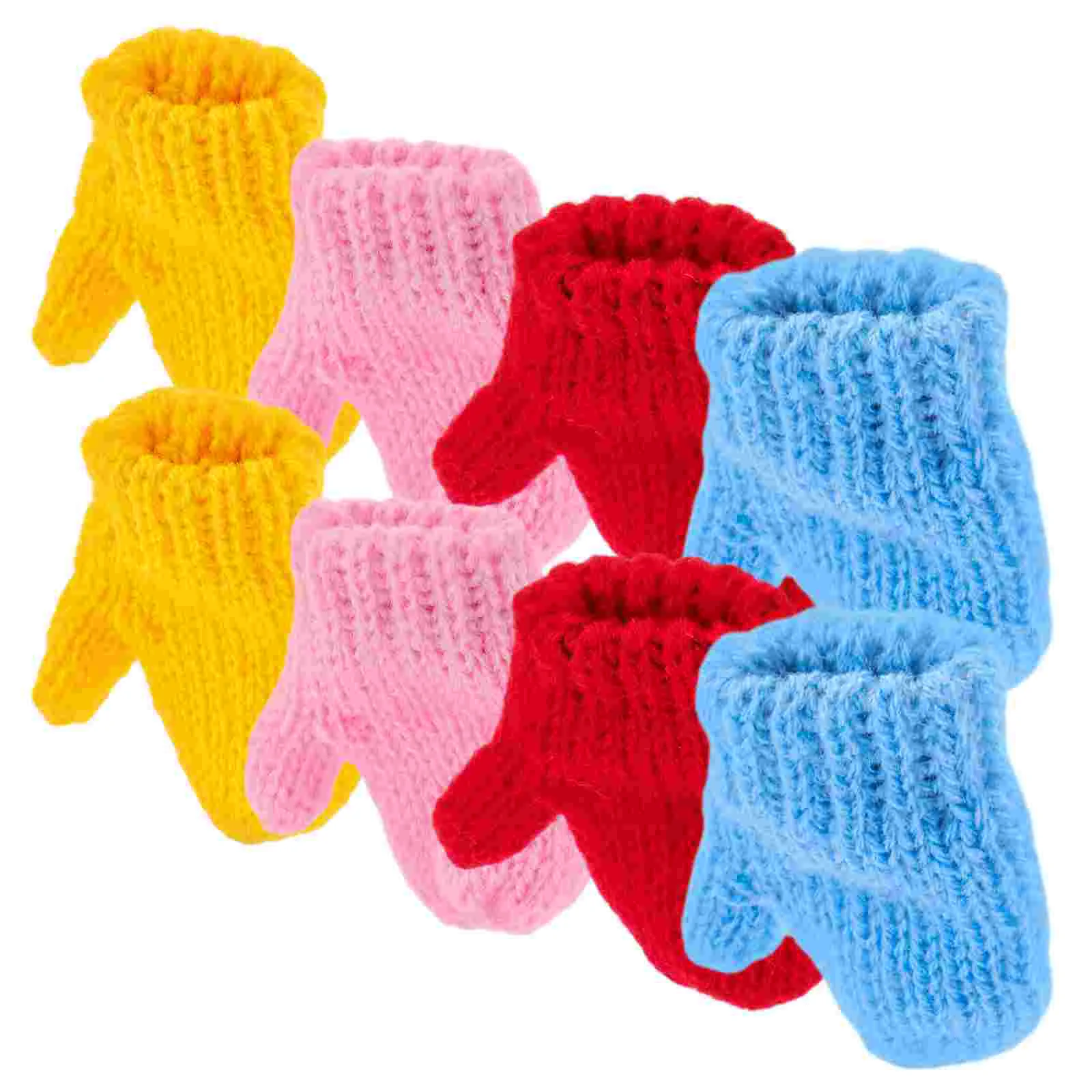 

Gloves Clothing for Kids Miniature Plush Korean Version Yarn Knit Accessories