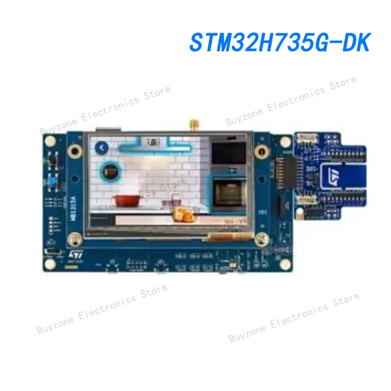 

STM32H735G-DK Development Boards & Kits - ARM Discovery kit with STM32H735IG MCU