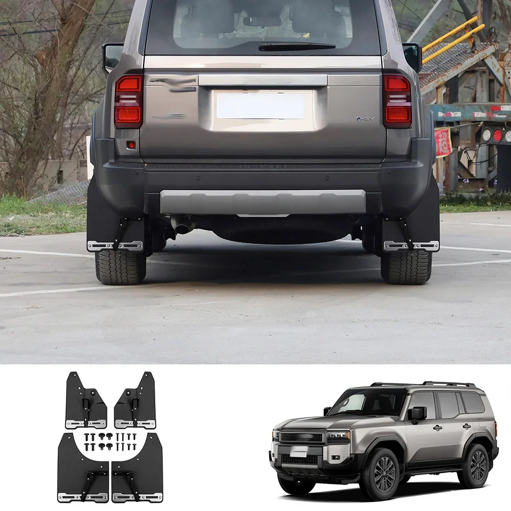 For Toyota Land Cruiser 250 Prado LC250 2024 2025 Original Mudguards Fender Mud Flap Guards Fenders Mudflaps Auto accessories