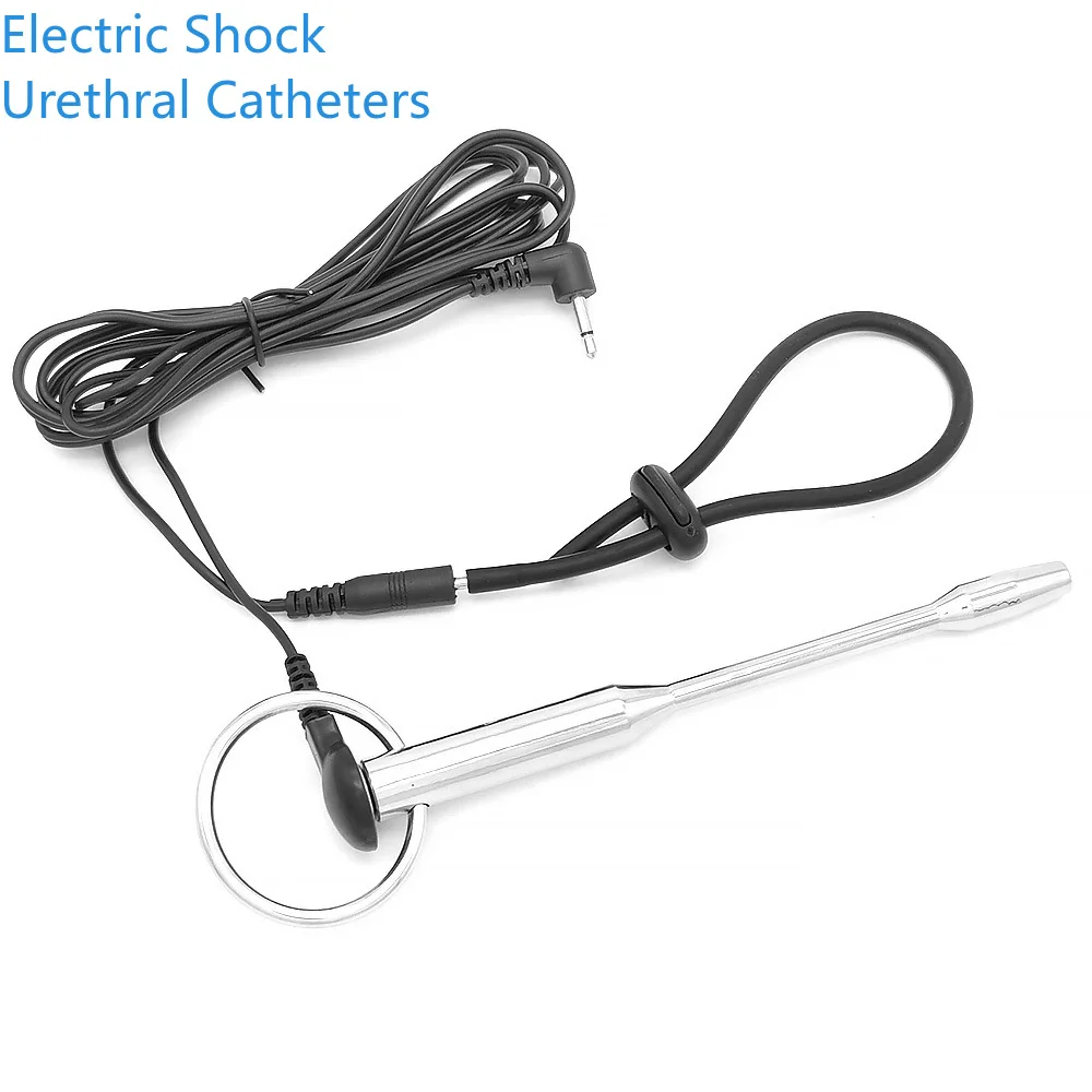 Sex Producten Elektrische Schok Penis Ring Electro Stimulatie Therapie Massager Penis Plug Cock Ring Seksspeeltjes Mannelijke Masturbator