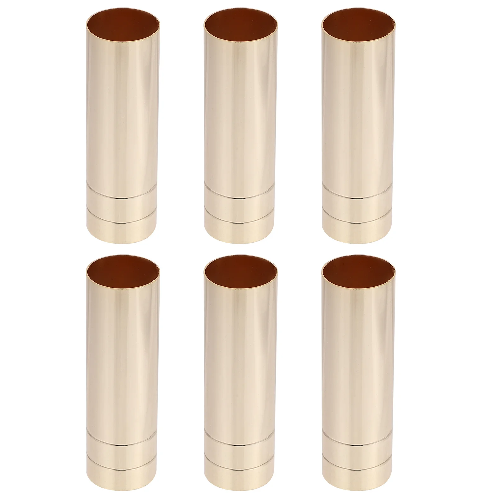 

6Pcs Chandelier Lamp Base Sleeve Lamp Holder Cover Durable Heat Resistant Crystal Lighting Replacement Parts Accessories