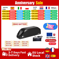 Original eBike Battery 48V 52V electric Bicycle 21700 35A BMS Downtube Lithium Battery Pack 1000W 750W 500W 250W Motor