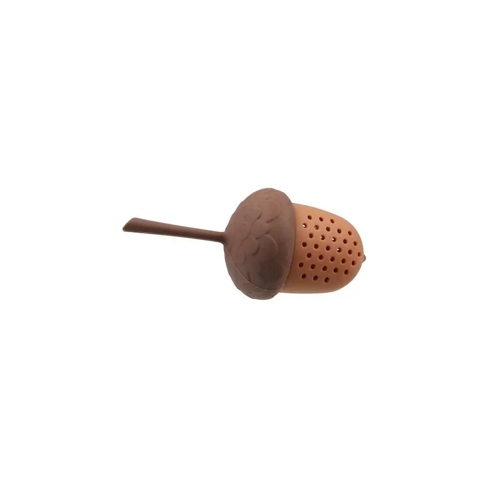Silicone Acorn Tea Strainer Soft High Temperature Resistance Oak Nut Tea Infuser Tea Maker Spice Filter Tea Bag Strainer Gift