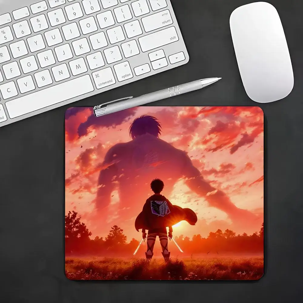 Attack On T-Titan Anime Mouse Pad Mouse Pad Gaming Laptop Mousepad Gamer Carpet Keyboard Mat Desk Protector