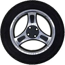 10 Inch Solid Wheelchair Wheel 250*50mm PU Four-hole Rear Wheel For Handicapped Rollator Roller