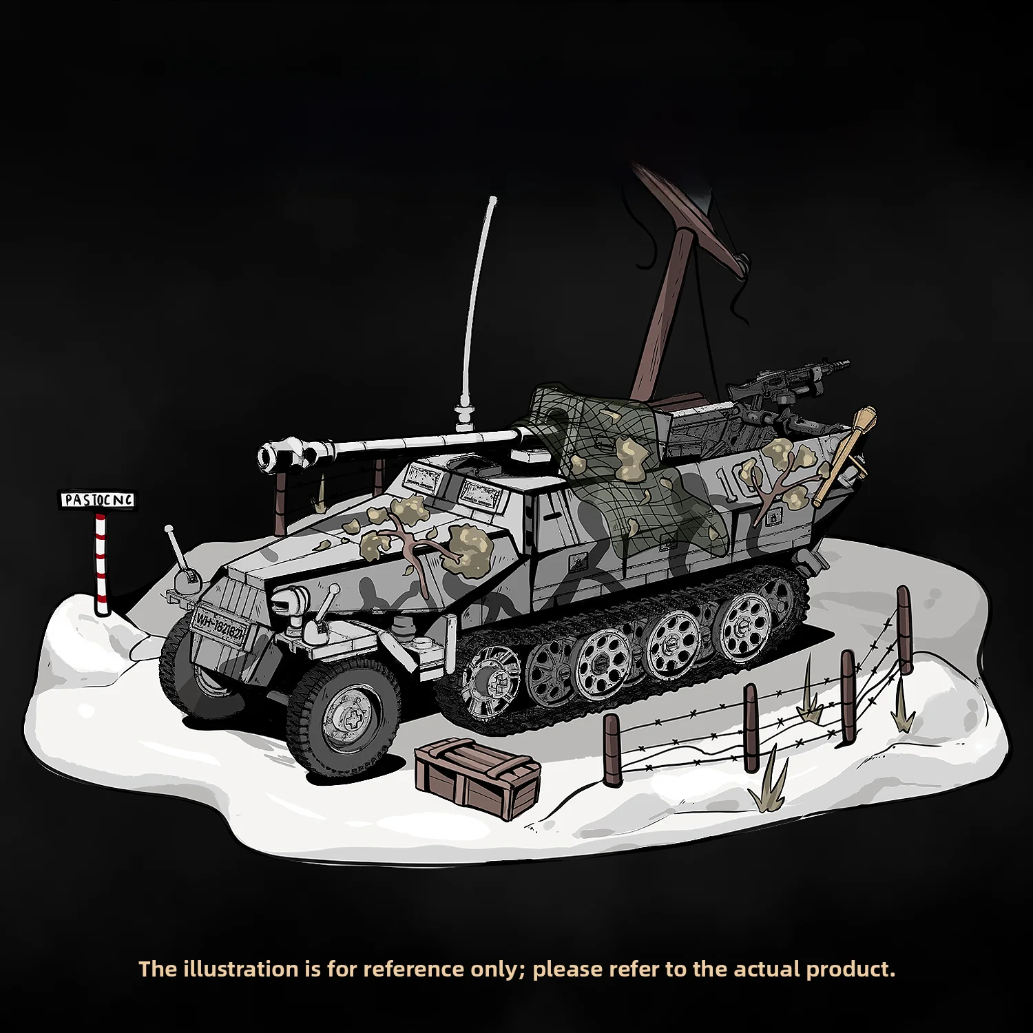 

Snowy Version 25 German Soldier Tank Tra Toy Blos for Boys W Assembly Puzzle Gifts Creative Eonal Building Sets