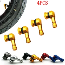 Car Tire Valve Nozzle Clamp Aluminum Alloy Motorcycle Wheel Tyre Pump Nozzle Chuck Cap Inflator Connector Auto Accessories 4PCS