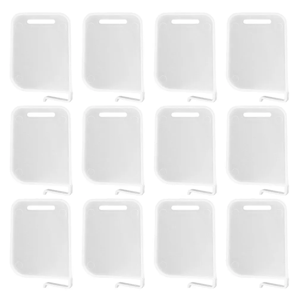 24Pcs White Refrigerator Divider Set PP Material Fridge Shelf Separator Fridge Bin Partition Kitchen Storage Organizer Easy