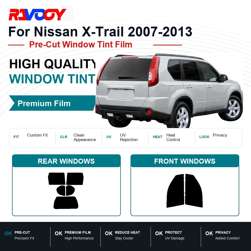 premium-pre-cut-window-tint-for-nissan-x-trail-2007-2013-front-rear-windows-uv-heat-rejection-privacy-film