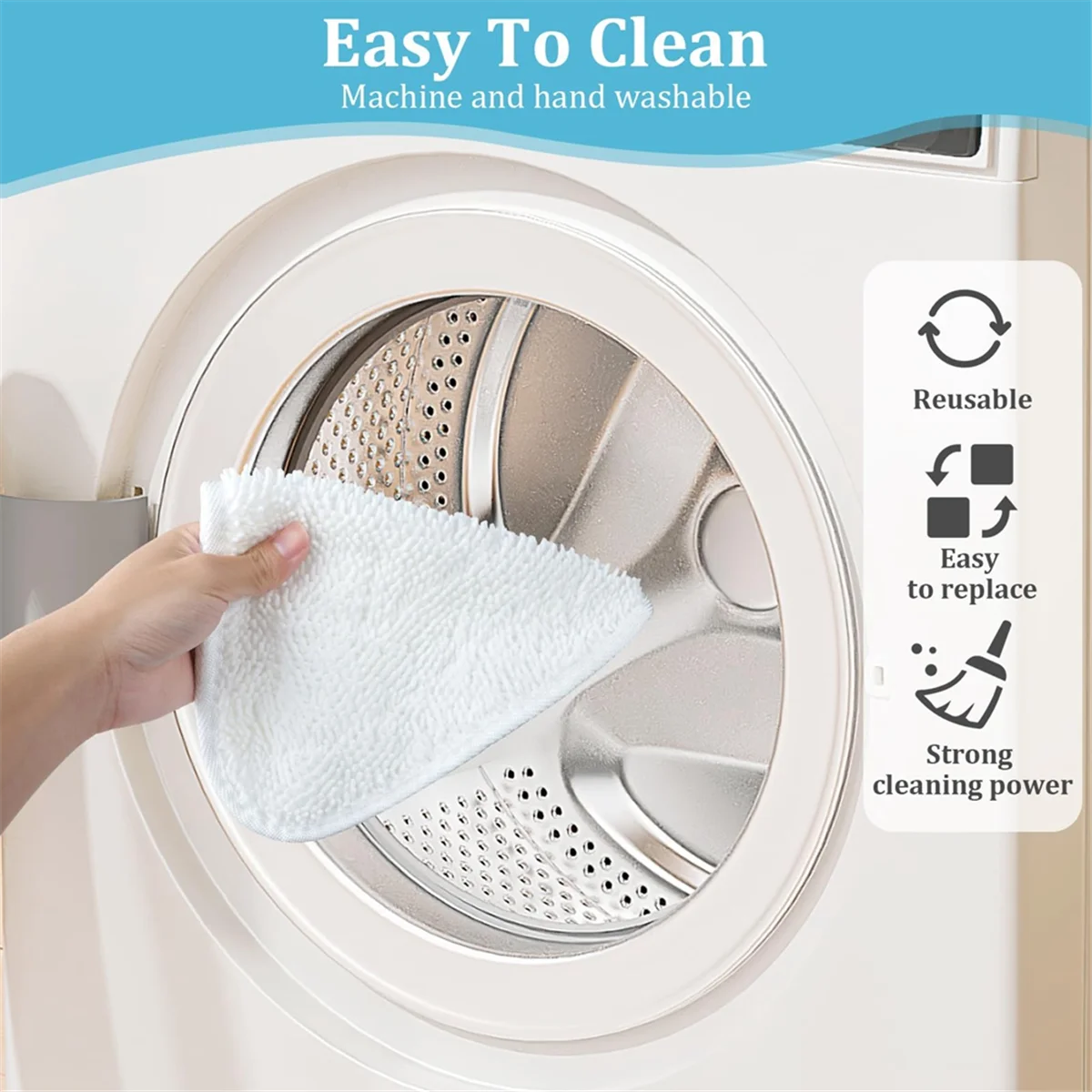 11 сменных чехлов для пароочистителя Vileda, сменной крышкой для пароочистителя Vileda и Vileda Steam Plus