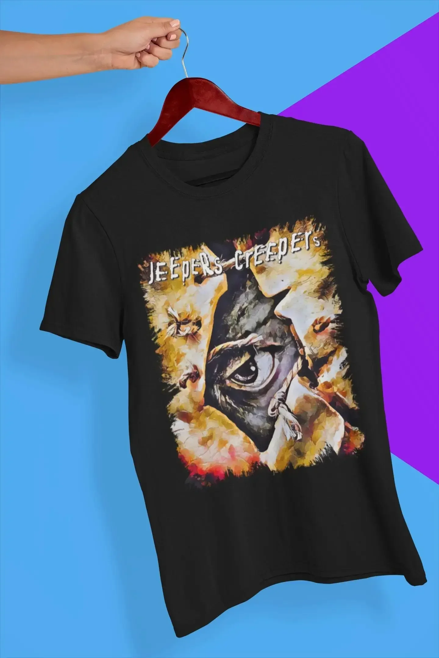 Jeepers Creepers Movie T Shirt Horror Fan For Her Him Nostalgia Clothing Holiday