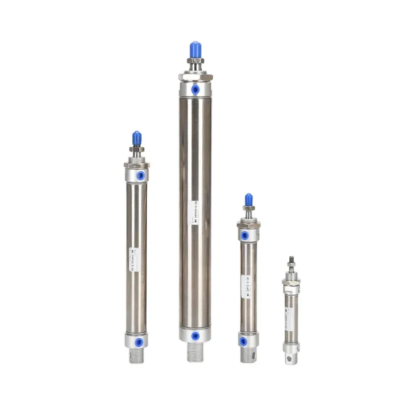 

MA16 20 25 32 40 Pneumatic Cylinder 25 50 100 125 150 200 300 400 500mm Stroke Stainless Steel Double Acting Mini Air Cylinders