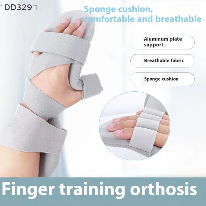 

tipoDD329 август AdobeStroke Hand Brace Поддержка пальцев Ночная шина для рук Поддержка ортопедической подставки для запястий Артрит Реабилитация тендинита