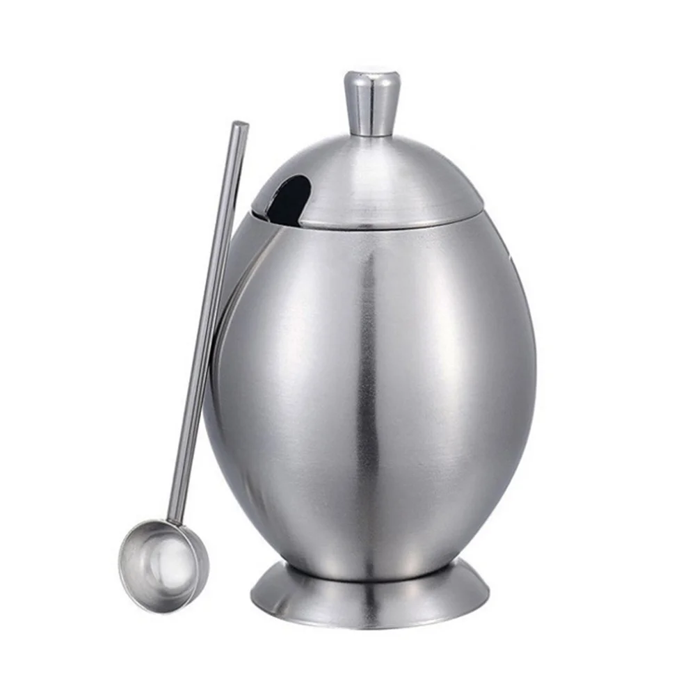 

1Pcs Stainless Seasoning Jar Silver Lid Hole Kitchen Canister for Condiment Storage Household Kitchenware Multi-Functional
