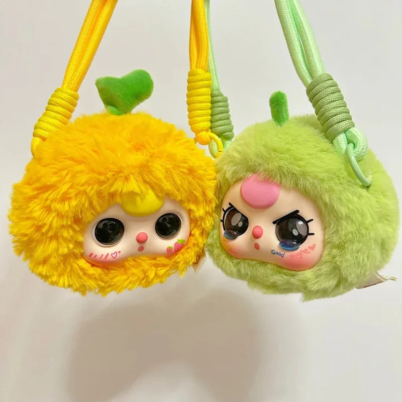 Baby Three Fruit Series Plush Dolls Blind Box Trendy Toys Mystery Box Kawaii Model Stuffed Doll Ornaments Girl Kid Surprise Gift