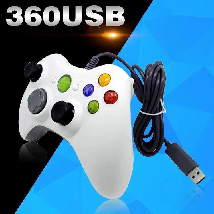 Retro game console USB Wired Gamepad For Xbox 360 Controller Joystick For Official Microsoft PC Controller For Windows 7 8 10