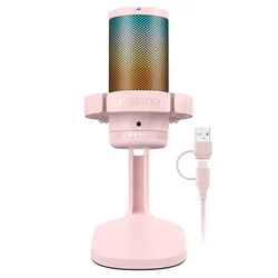 Maono NEW Model DM20 Professional AmpliGame Mic Live Streaming Condenser Desktop RGB Gaming USB Recording Studio Microphone