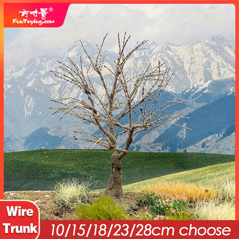 10/15 センチメートルシミュレーション木の幹モデル手作り木製材料ワイヤー幹 N/Ho スケール鉄道鉄道レイアウト