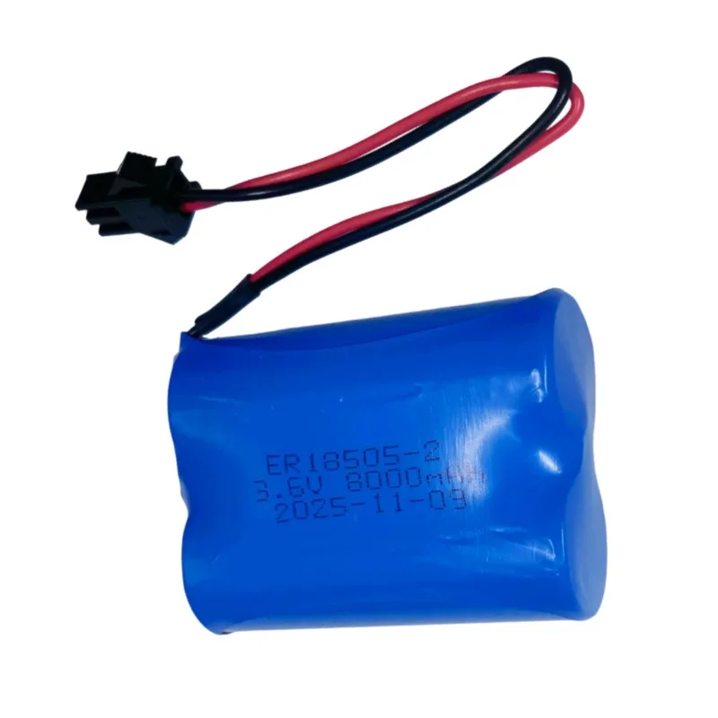 Replacement battery, applicable, robot battery ER18505-2 3.6V ER18505H-2 3.6v 8000mah lithium battery