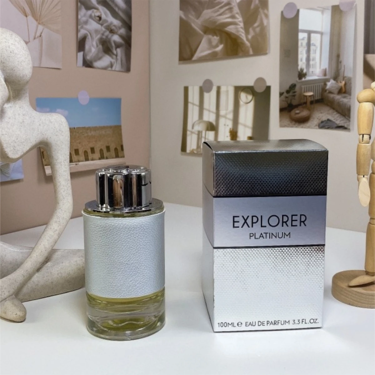 

Luxury Men's Eau De Parfum Classic Explorer Platinum Inspired Men's Perfume 100ml Long Lasting Woody Scent Ideal Gift for Men