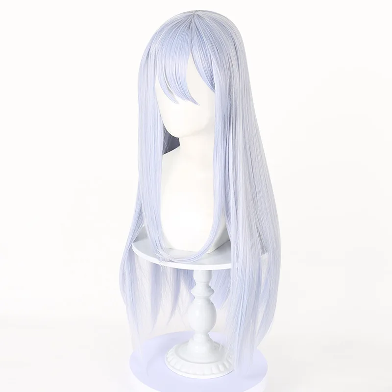 Synthetic Long Straight Wig Mi-ku Inspired Kanade-Inspired Cosplay Hair Heat Resistant Anime Party Costume Cos Synthetic Fiber