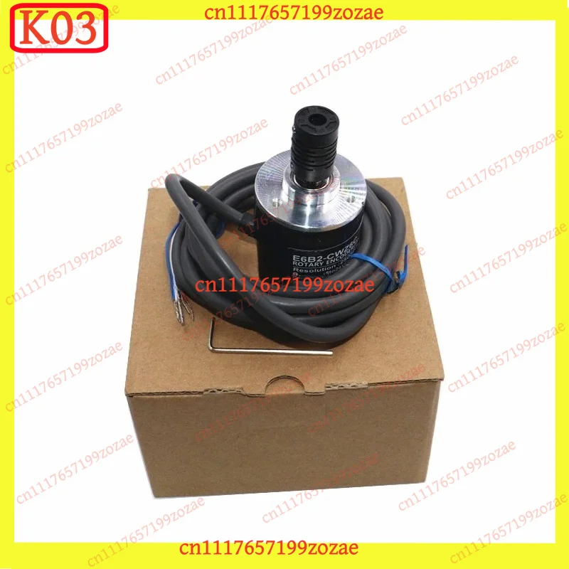 KJ02 E6B2‑CWZ6C Series Optical Rotary Encoder 10‑2500P/R 5‑24V NPN PNP Industrial Replacement Accessories For Omron