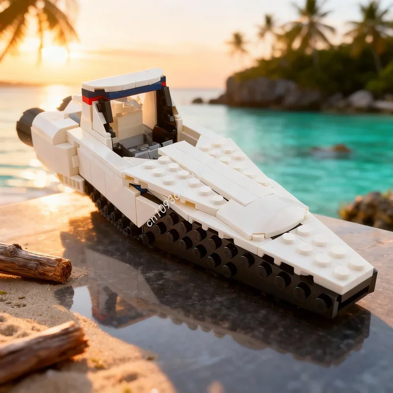 222-個-moc-スペーススピードボートクリエイター-3-1-モデルビルディングブロック建設フェスティバルギフトクリエイティブおもちゃ教育-diy-アイデア