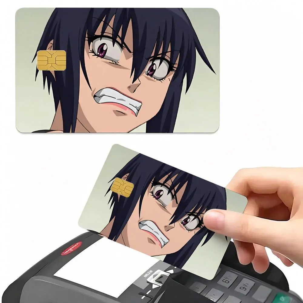 Melissa Mao Full Metal Panic! Art Print Credit Card Skin Waterproof PVC Bank Card Decal