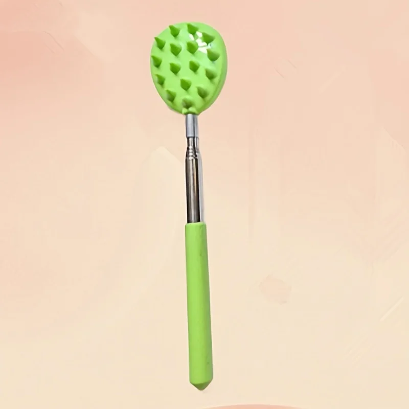 Extendable Cactus Back Scratcher, 1/4" & 1/2" Spikes, Heavy Duty PVC, Portable for Travel, Adjustable Length image 3