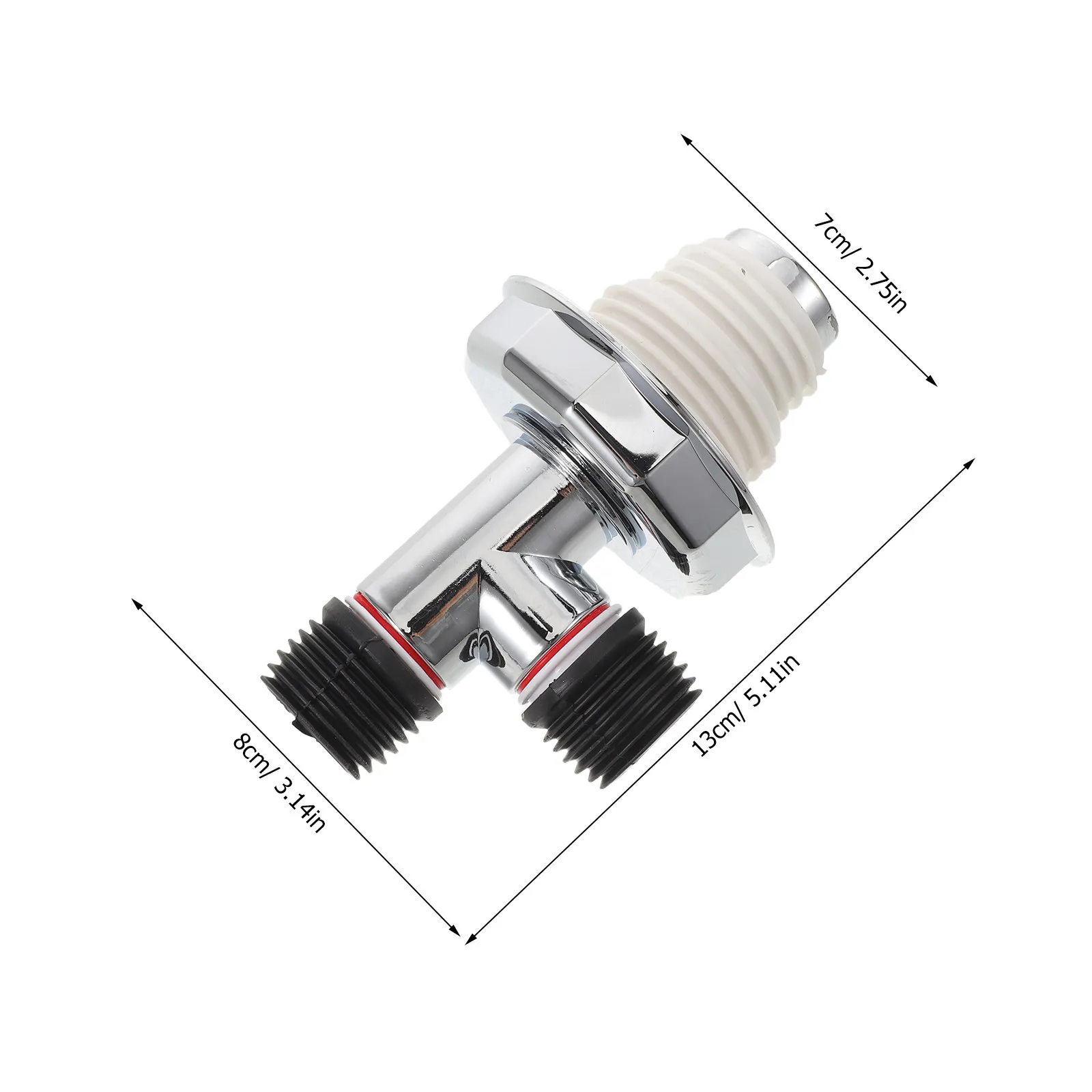 Drain Pipe Connector Plastic Washer Sewer Adapter For Washing Machine Three-Way Floor Drain Hose Waste Fitting Home
