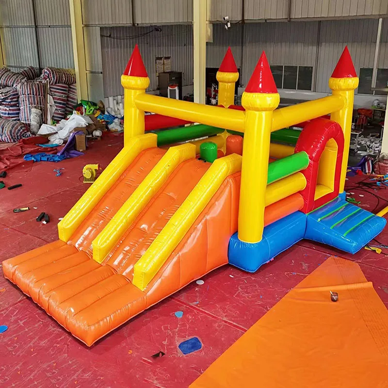 &Bounce House Dual Slides Custom Size Indoor/Outdoor Inflatable Jumping Stock Trampoline Park
