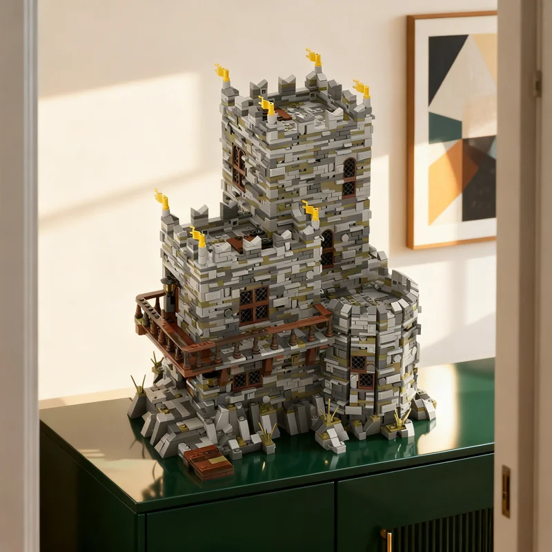

4599 деталей MOC: Модель «Башня-наблюдательница на острове» от Creator Expert. Конструктор для творчества, коллекционный декор, подарок для детей. Премиум-качество.