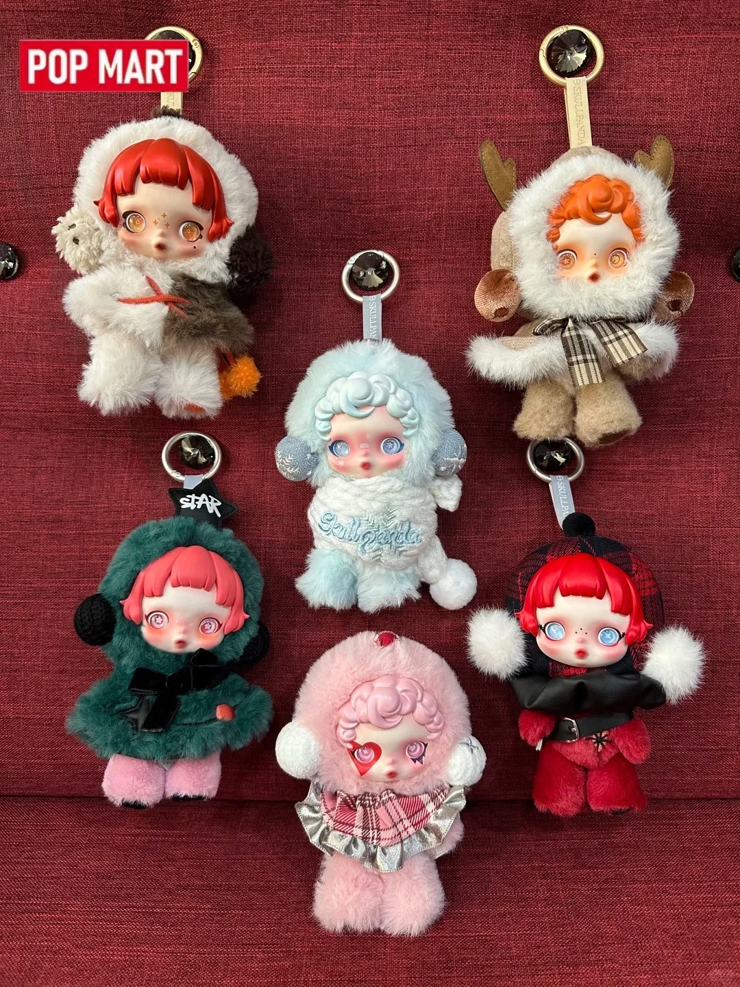 

SKULLPANDA Winter Symphony Series Plush Doll Keychain Blind BoxPOP MART , 2024 Viral, Authentic, Worldwide Fast Shipping!