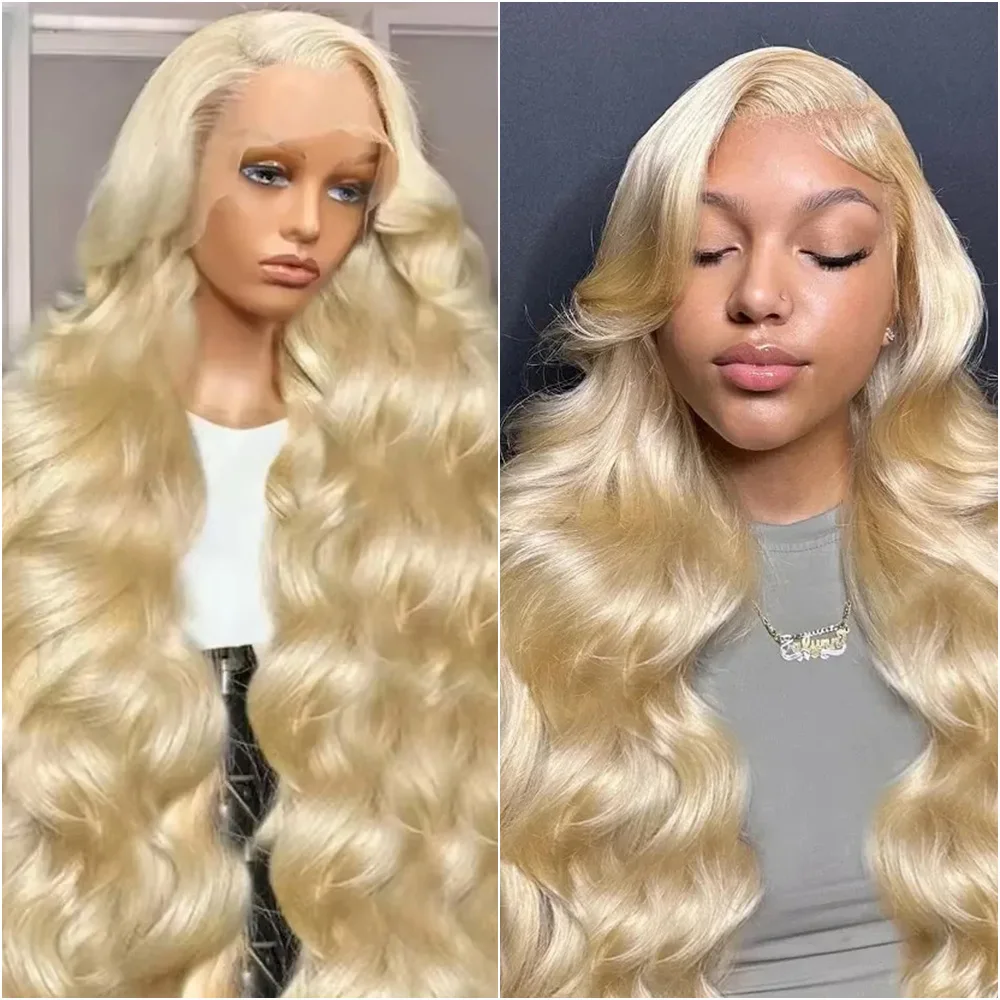 

Парик из натуральных волос 613 Honey Blonde с кружевной передней частью, предварительно проработанный, с эффектом Body Wave, плотность 200%, 40 дюймов, 13x4, 13x6, HD кружевной фронтальный парик для женщин