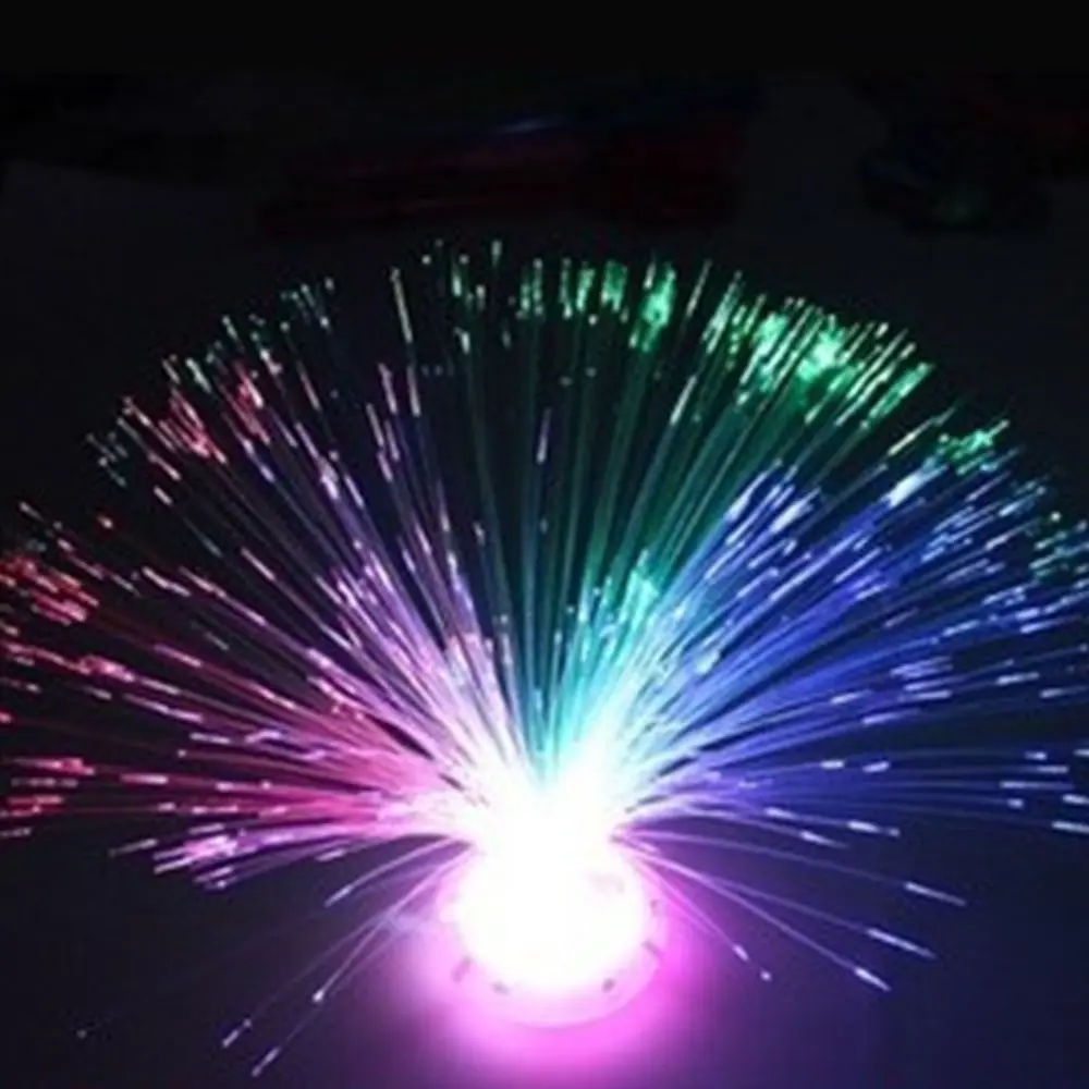 Colorful Multi-color Changing Decoration Holiday Wedding Fiber Optic Lamp Light-Up Toys Night Light LED Light