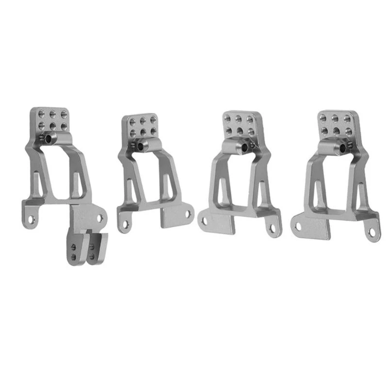 Y4QA 4x Metal Front & Rear Shock Mount for TRX4RC 8216 Upgraded 1/10 Scale Remote Control Crawler Accessories